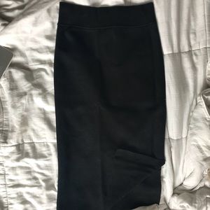 Mid calf length pencil skirt